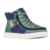 Billy Footwear (Kids) - Street High Top Earth Colour Block Canvas Shoes - Footwear